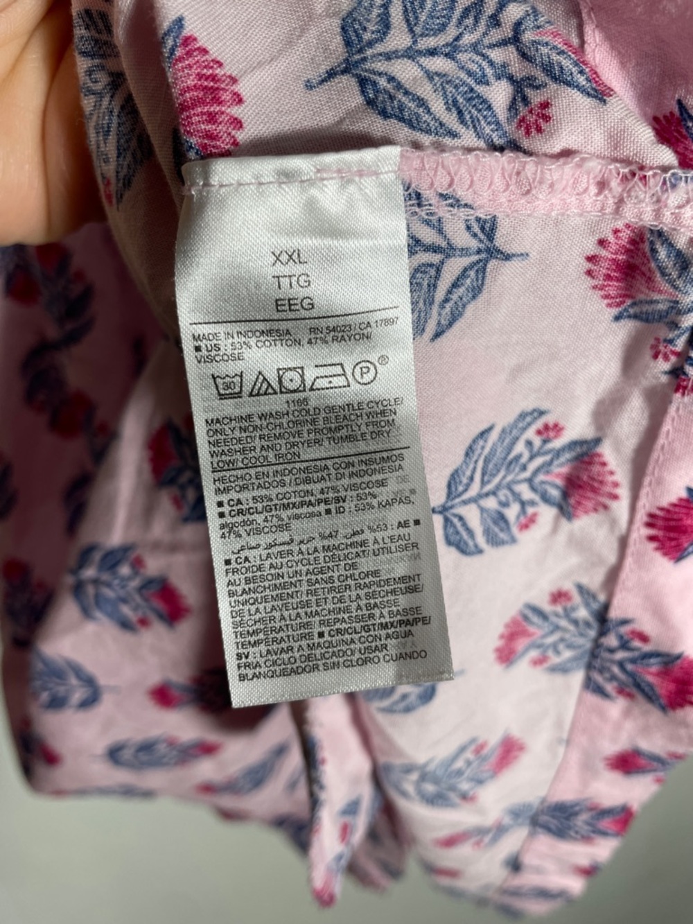 OLD Navy Sleeveless Tie-Shoulder Block Print Swing Mini Dress XXL - Picture 12 of 13